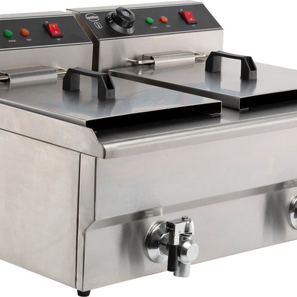 FRITEUSE ÉLECTRIQUE COMPTOIR 2X8 L