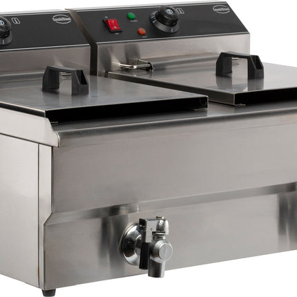 FRITEUSE ÉLECTRIQUE COMPTOIR 2X10 L