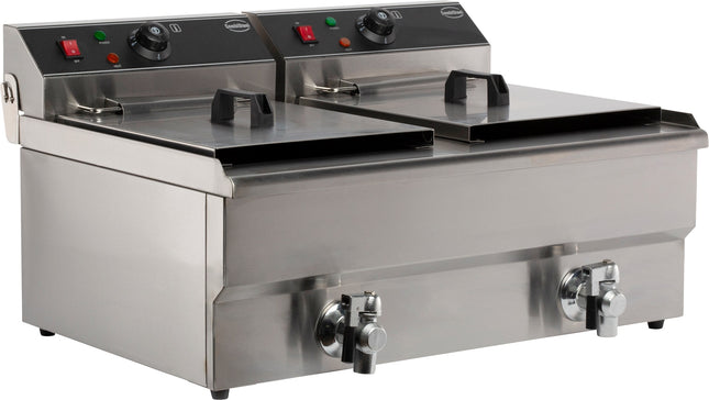 FRITEUSE ÉLECTRIQUE COMPTOIR 2X10 L