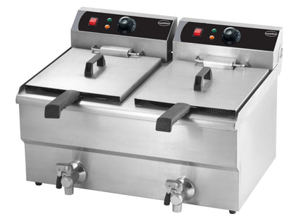 Elektrisk bordfrituregryde 2X10 L