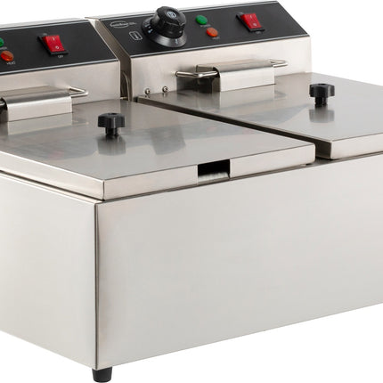 FRITEUSE ÉLECTRIQUE COMPTOIR 2X6 L