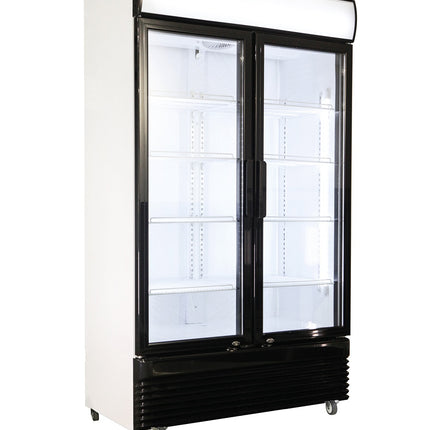 RÉFRIGÉRATEUR 2 PORTES VITRÉES BEZ-780 GD