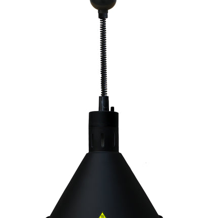 LAMPE CHAUFFANTE TÉLESCOPIQUE CS CH-02 NOIRE
