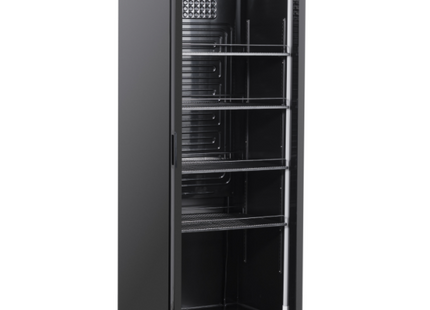 REFRIGERATOR 1 GLASS DOOR BLACK NAP-360