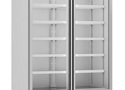 KÜHLSCHRANK 2 GLASTÜREN JDE-1000R