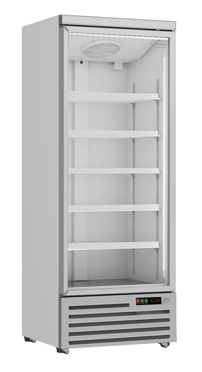 REFRIGERATOR 4 GLASS DOORS JDE-2025R*TRANSPORT ON REQUEST***Note: there is a higher inrush current, which makes a circuit breaker with type C characteristic necessary.**