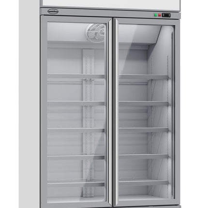 KJØLESKAP 2 GLASSDØRER INS-1000R