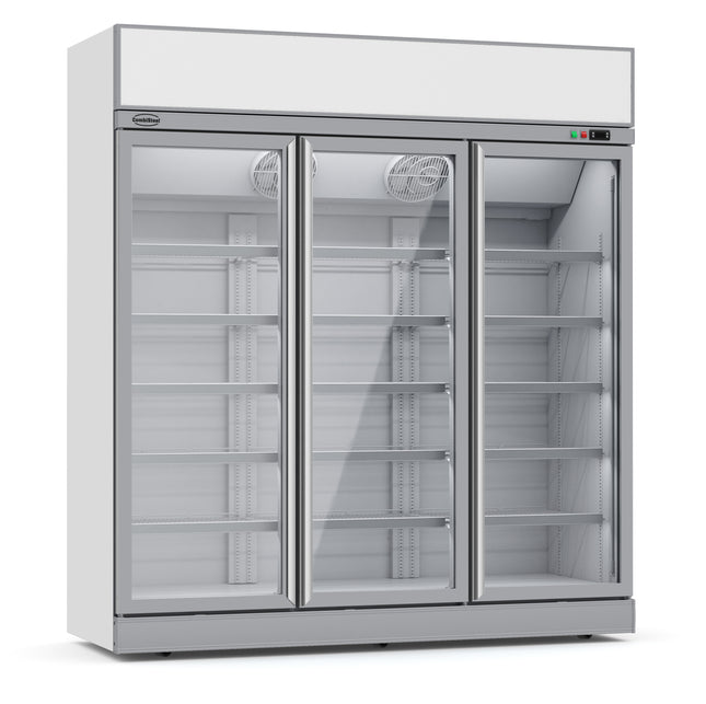 RÉFRIGÉRATEUR 3 PORTES VITRÉES INS-1530R