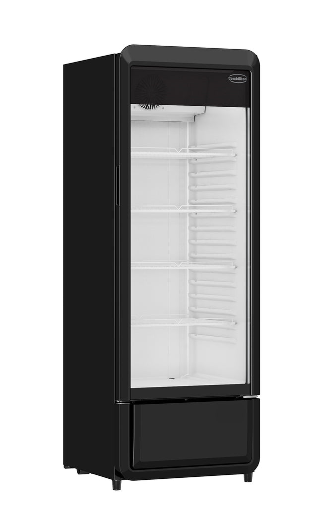 KOELKAST 1 GLAZEN DEUR PIB-240R