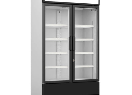 KYLSKÅP 2 GLAS Dörrar FCU-750