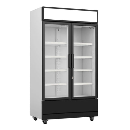 KJØLESKAP 2 GLASSDØRER FCU-750