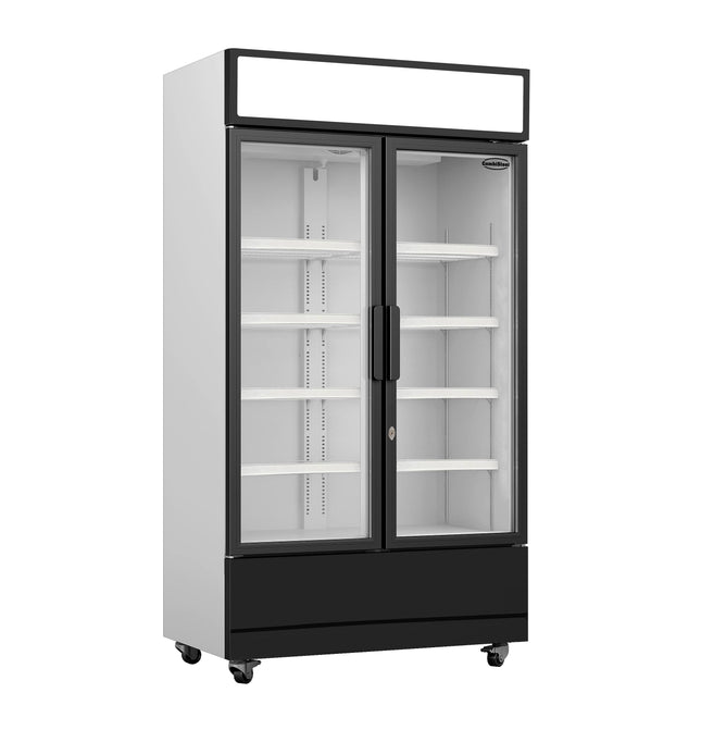 REFRIGERATOR 2 GLASS DOORS FCU-750