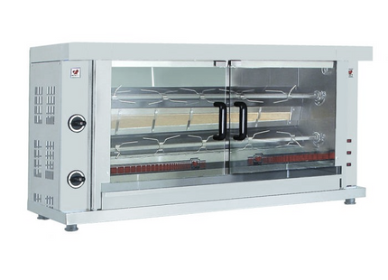 Kylling rotisseries gas 2 spid