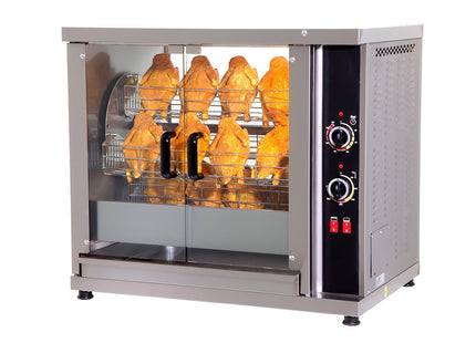 Kylling-rotisserier elektrisk 4 kurve