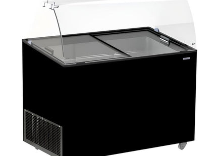 ICE CREAM DISPLAY JAVA BLACK 8x5 LTR