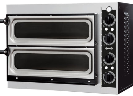 PIZZA OVEN DUBBEL RAAM 2 x 1
