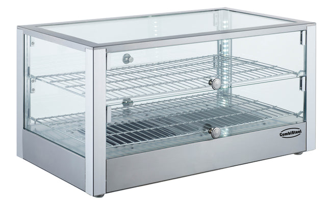 Vitrine chauffante 80L