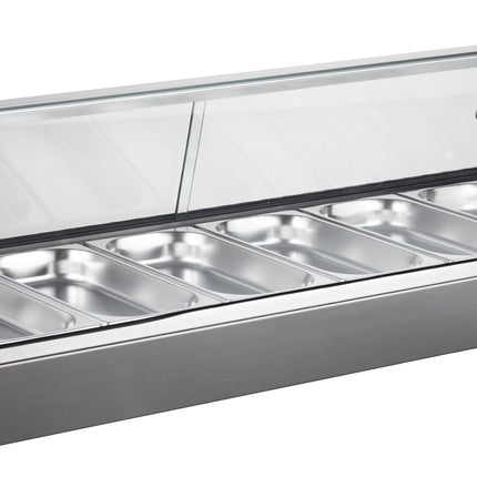 Vitrine chauffante 6 1/3GN