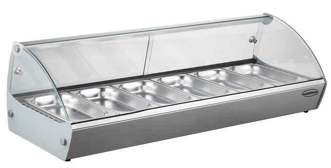 Vitrine chauffante 6 1/3GN