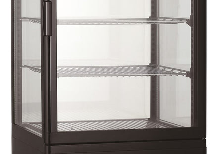 Køledisk 68 liter sort