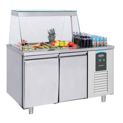 SALADETTE 2 DØRE 3x 1/1GN BEHOLDER