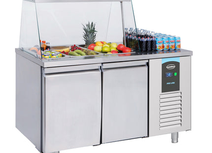 SALADETTE 2 DØRE 3x 1/1GN BEHOLDER