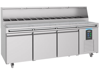 PIZZATELLER 3 DEUREN 13x 1/3GN CONTAINER
