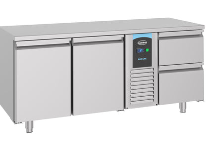 700 KOELKAST 2 DEUREN EN 2 LADEN MONOBLOCK ENERGY LINE