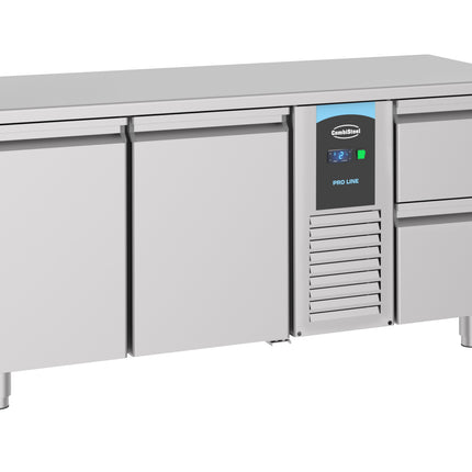 700 REFRIGERATED COUNTER 2 DOORS AND 2 DRAWERS MONOBLOCK ENERGY LINE