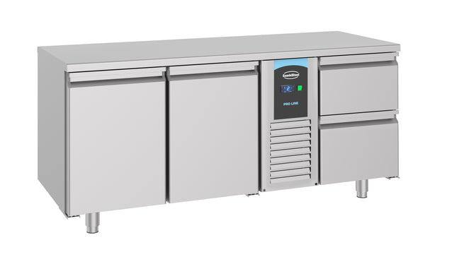 700 KOELKAST 2 DEUREN EN 2 LADEN MONOBLOCK ENERGY LINE