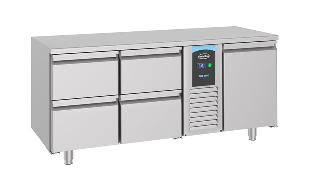 700 KOELKAST 1 DEUR EN 4 LADEN MONOBLOCK ENERGY LINE