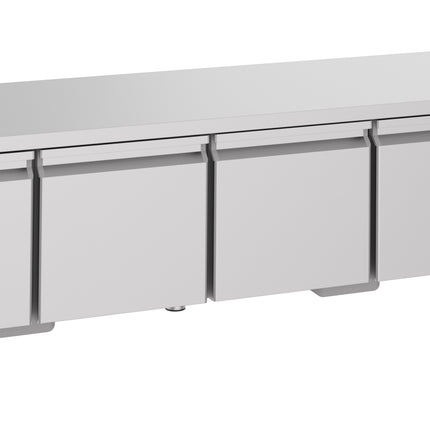 REFRIGERATED COUNTER 600 HEIGHT 4 DRAWERS