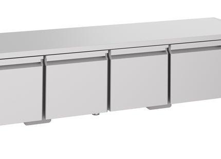 REFRIGERATED COUNTER 600 HEIGHT 4 DRAWERS