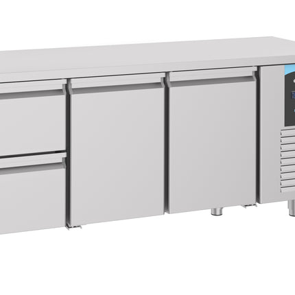 700 REFRIGERATED COUNTER 2 DOORS 2 DRAWERS ENERGY LINE