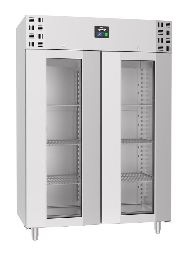 KØLESKAB SS GLAS DØR MONO BLOK 1400 LTR
