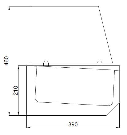 REFRIGERATED COUNTER TOP 10X 1/3 GN