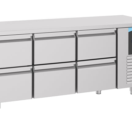 700 REFRIGERATED COUNTER 6 DRAWERS ENERGY LINE