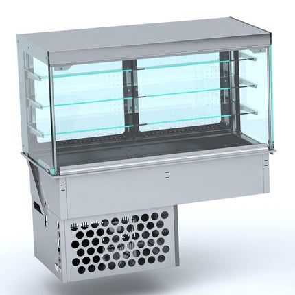 DROP-IN CUBIC REFRIGERATED DISPLAY - CLOSED 4/1
