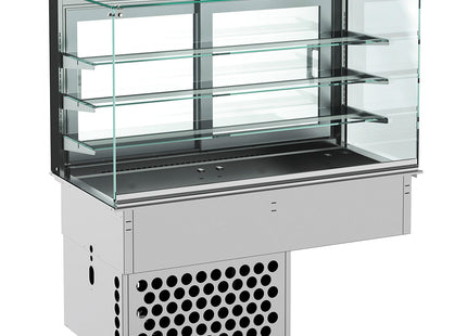 VITRINE RÉFRIGÉRÉE CUBIQUE ENCASTRABLE - FERMÉE 5/1