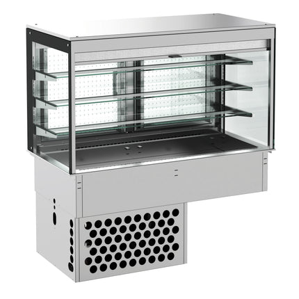 DROP-IN CUBIC REFRIGERATED DISPLAY - ROLL-UP 3/1