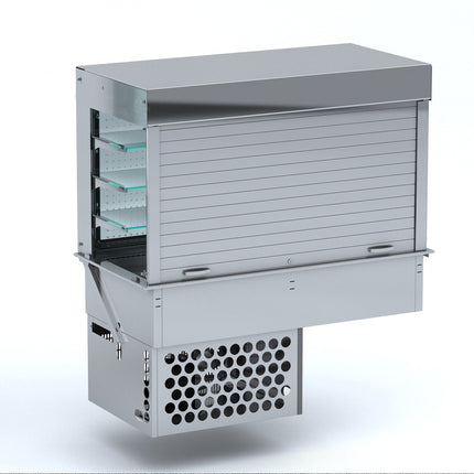 DROP-IN CUBIC REFRIGERATED DISPLAY - BLINDS 4/1
