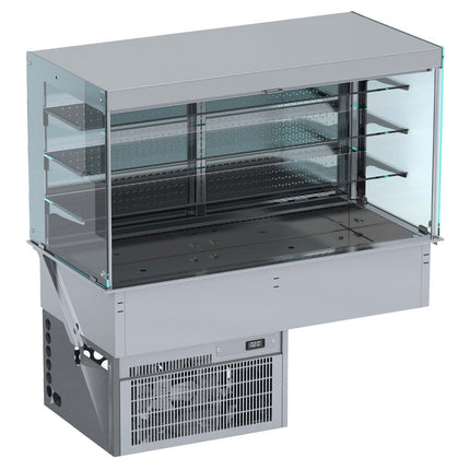 DROP-IN CUBIC REFRIGERATED DISPLAY WALL MODEL - ROLL-UP 4/1
