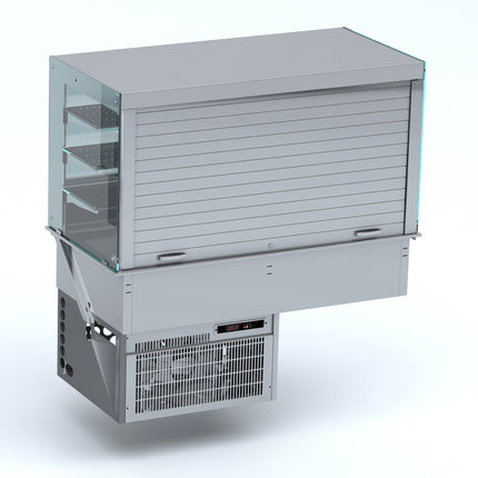 DROP-IN CUBIC REFRIGERATED DISPLAY WALL MODEL - BLINDS 4/1