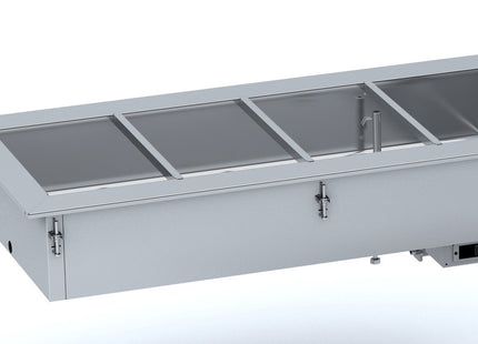 UNITÉ BAIN-MARIE ENCASTRÉE 4/1 - REMPLISSAGE D'EAU AUTOMATIQUE
