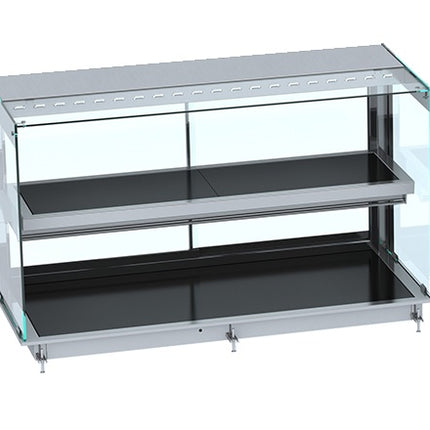 DROP-IN CUBIC HEATED CERAMIC DISPLAY - BLACK 4/1