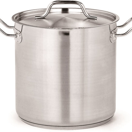 DEEP STOCKPOT HIGH SS + LID ø40 50L