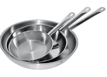 Stegepande i rustfrit stål - Ø 28 cm - 3,1 liter