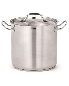 DEEP STOCKPOT HIGH SS + LID ø32 25L