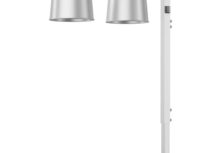 TELESCOPIC HEAT LAMP SILVER