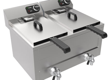 Elektrisk Counter Fryer 2x8L 2x3KW